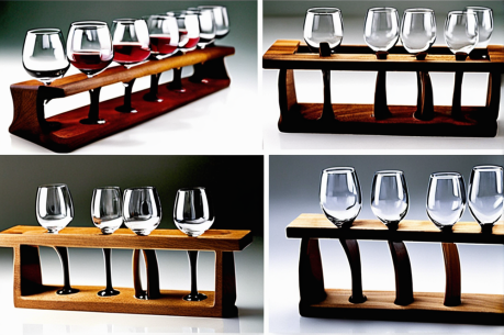 a-wooden-glass-holder-is-a-practical-and-stylish-addition-to-your-kitchen-or-dining-area-its-best--427209414